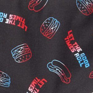 Last XL Pair VS PINK XL Hot Dog Hamburger Buns Shortie Boyshorts Patriotic NWT